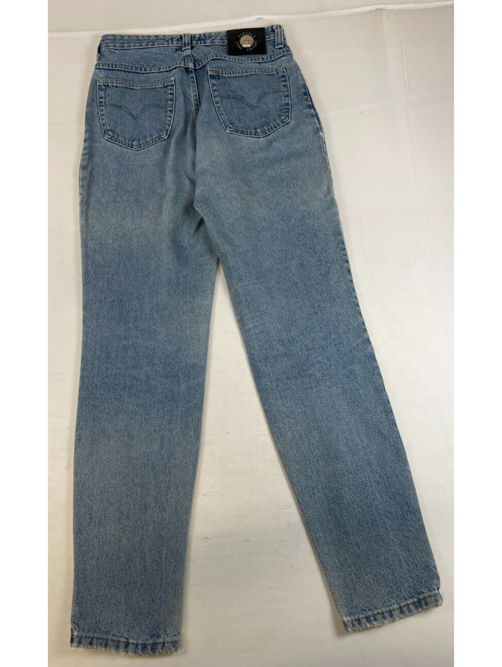 Vintage Versace Jeans Couture Men 28x31 Light Blue Denim Jeans